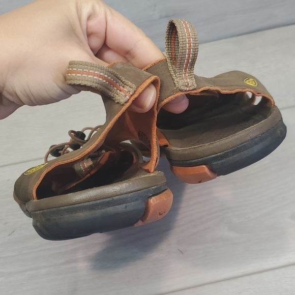 Keen Mens Outdoor Shitake Bombay Hiking Comfort Leather Sandals shoes sz 11.5 main image 4